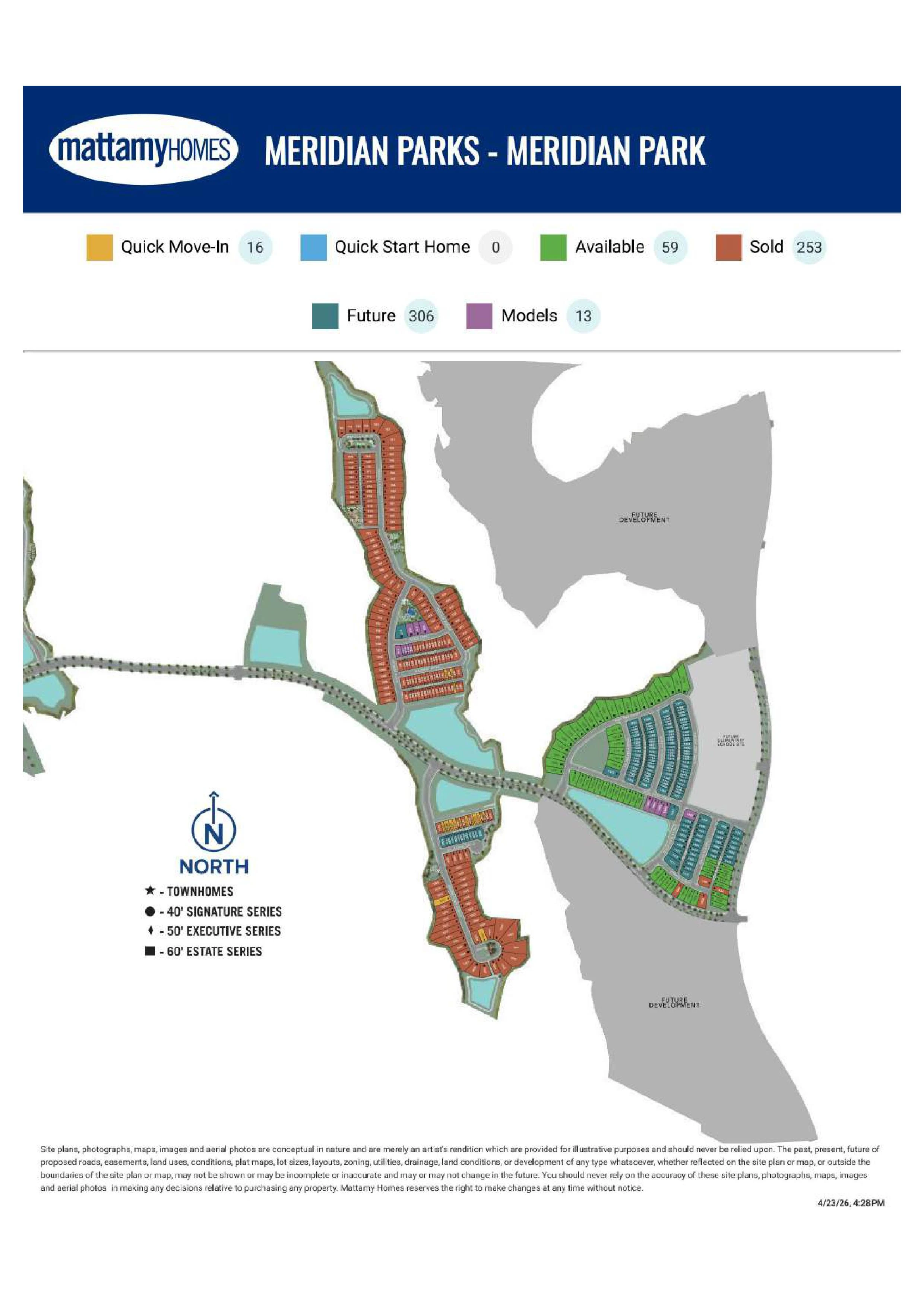 Meridian Parks Site Plan
